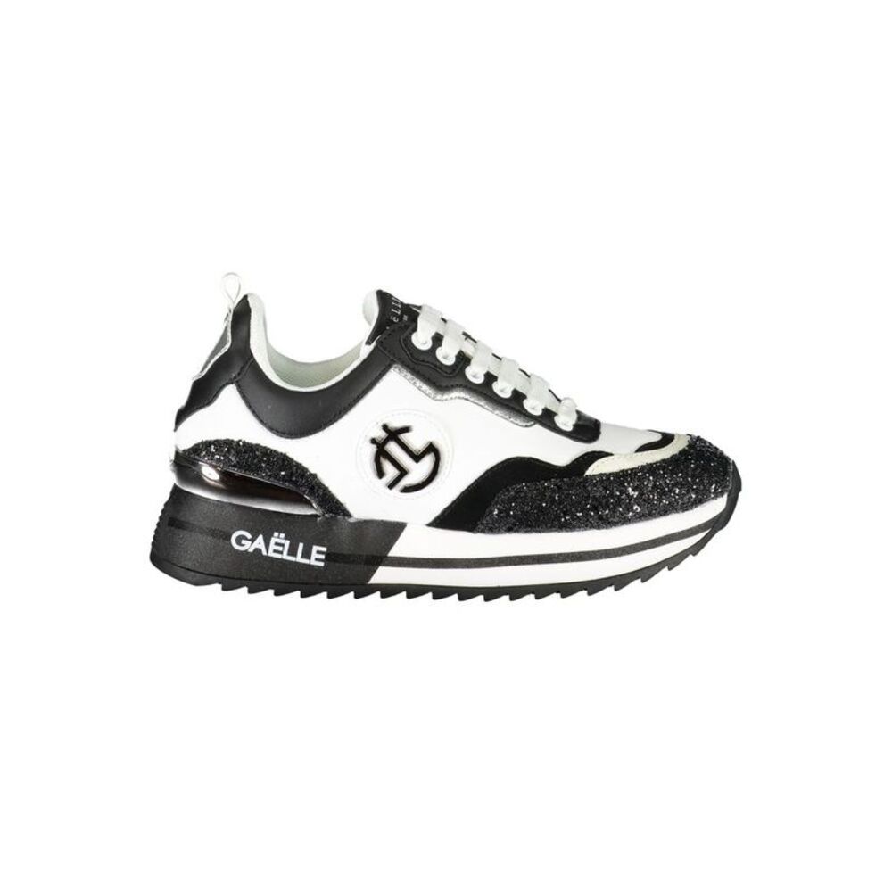 Gaelle Paris Black Polyurethane Women Women's Sneaker